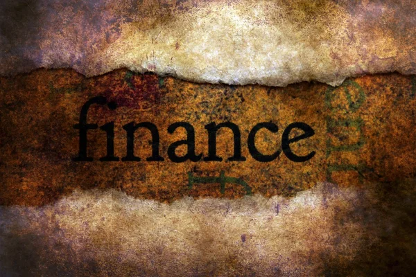 Finance text on  torn paper — Stock Photo, Image