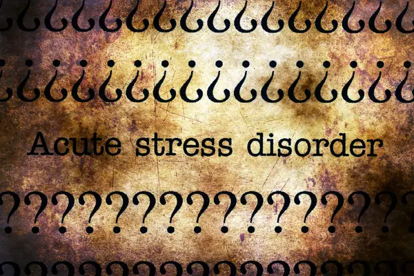 急性ストレス障害グランジ コンセプト — ストック写真