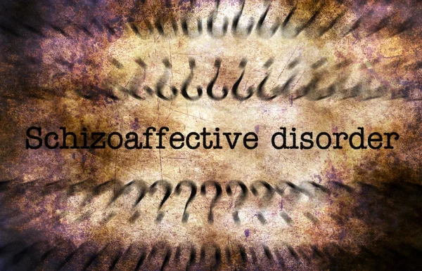 Disturbo schizoaffettivo concetto grunge — Foto Stock