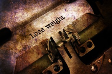 Kilo verme grunge konsepti