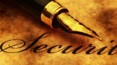 Dolma kalemle güvenlik kamerası görüntüsü