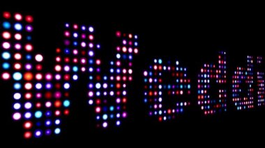 Düğün renkli metin kulesi görüntüsü