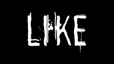 Metin el çizimi animasyon gibi