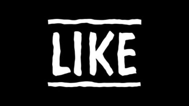 Metin el çizimi animasyon gibi