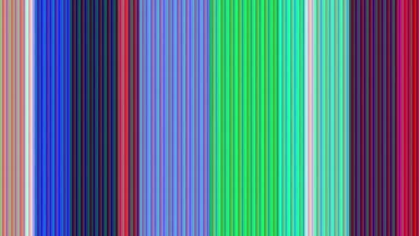 Rayures colorées zoom infini vidéo abstraite — Video
