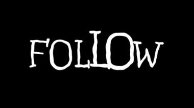 Metin elle çizilmiş canlandırmayı takip et