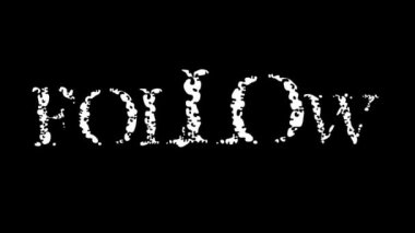 Metin elle çizilmiş canlandırmayı takip et