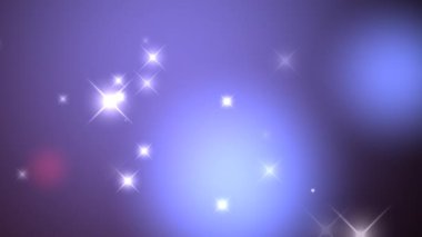 Renkli Çemberlerin Canlandırılması Bokeh ve Yıldızların Arkaplanı