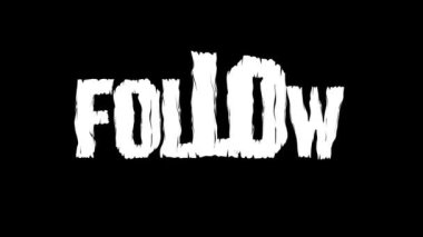 Metin elle çizilmiş canlandırmayı takip et