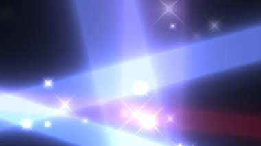 Renkli çizgilerin ve yıldızların canlandırması