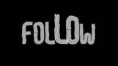 Metin elle çizilmiş canlandırmayı takip et