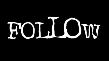 Metin elle çizilmiş canlandırmayı takip et