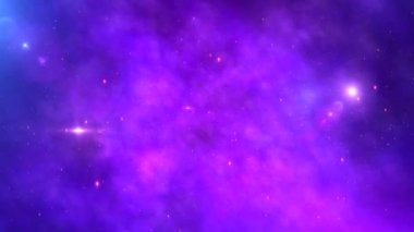 Uzay Evreni Yıldızlar ve Galaksiler Hareket Ediyor