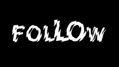 Metin elle çizilmiş canlandırmayı takip et