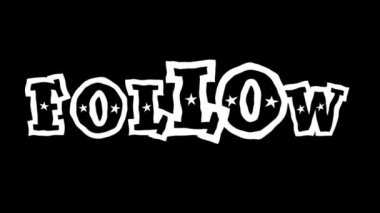 Metin elle çizilmiş canlandırmayı takip et