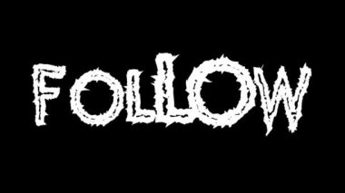 Metin elle çizilmiş canlandırmayı takip et