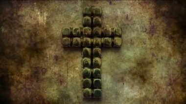 Arka planda İsa 'nın Haçı