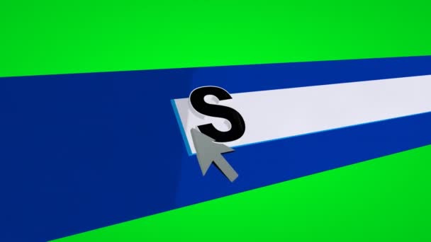 ค้นหาออนไลน์เพื่อรับโซลูชัน SEO บนหน้าจอสีเขียว — วีดีโอสต็อก