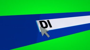Çevrimiçi yeşil ekranda dijital sunum ara