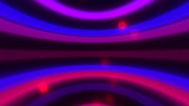 Renkli yatay çizgilerin ve Bokeh Çemberlerinin Canlandırılması