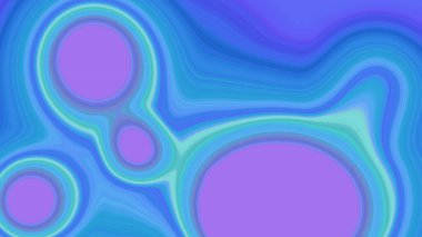 Soyut Hücre Dönüşümü 3 boyutlu Canlandırma