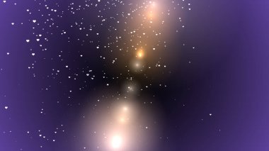 Parlayan Işıklar ve toz parçacıkları Arkaplan 'ı sever