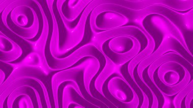 Renkli çizgilerin dalgalanma sıralarının 3 boyutlu resimlemesi