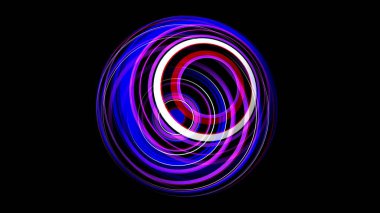 Renkli kürenin 3B çizimi 