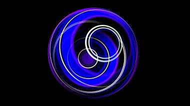 Renkli kürenin 3B çizimi 