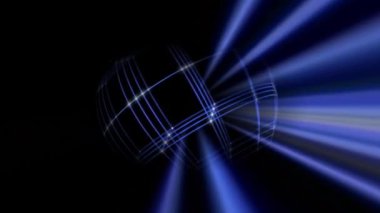 3B Küre Siber Uzay Ağı Canlandırması