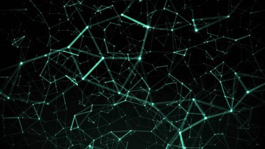 Soyut Plexus Teknoloji Bilimi ve Mühendislik 3 boyutlu illüstrasyon