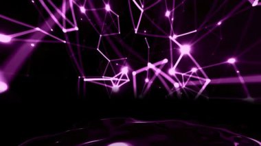 Soyut pleksus teknolojisi bilimi suya yansıyor