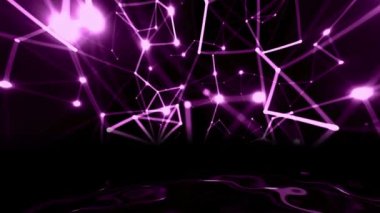 Soyut pleksus teknolojisi bilimi suya yansıyor