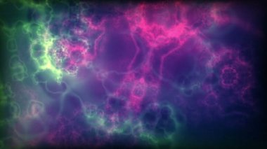 Galaksi Bulutları ve Şimşek Nebulasında Bir Yıldız Alanına Uzay Uçuşu