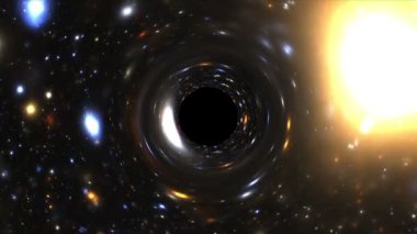 Galaksi ve Nebula simülasyonlu Uzay Tüneli