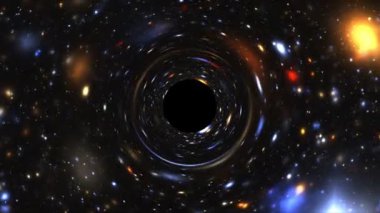 Galaksi ve Nebula simülasyonlu Uzay Tüneli