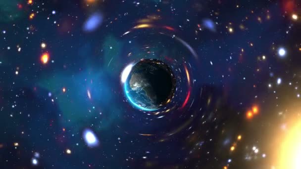 Planète Terre vue de l'espace — Video