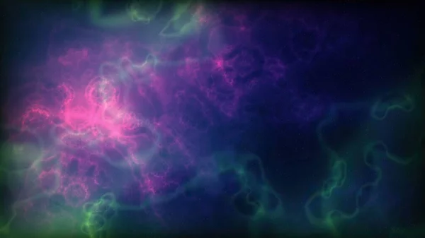 Vuelo Espacial Campo Estelar Nubes Galácticas Nebulosa Relámpago —  Fotos de Stock