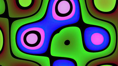 Abstract colorful  psychedelic graphics  background