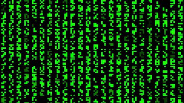 Bilgisayarın oluşturduğu basit blokların karesi