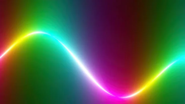 Animation Färgglada Abstrakta Rainbow Spectrum Line — Stockfoto