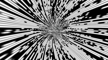 Bit akışı dijital piksel tünelinde sürüş