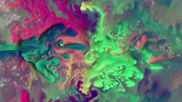 Kleurrijke Verf Mix Met Kleurverloop Levendige Kleuren — Stockfoto