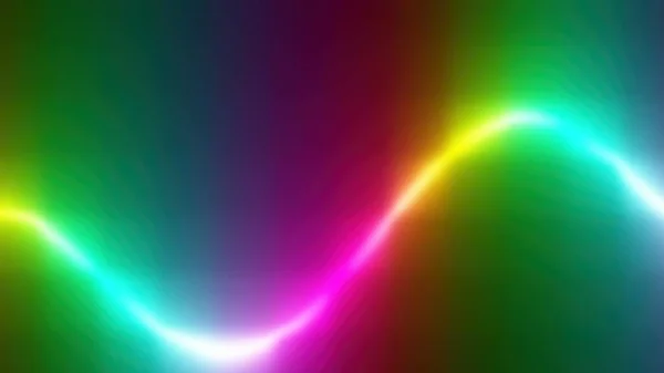 Animacja Kolorowa Tęczowa Linia Spektrum — Zdjęcie stockowe