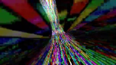 Bit akışı dijital piksel tünelinde sürüş