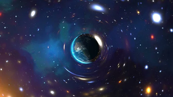 宇宙から見た惑星地球 — ストック写真