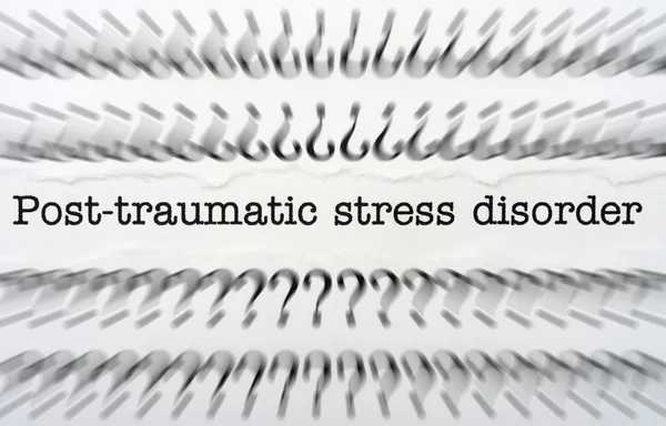 Transtorno de estresse pós-traumático — Fotografia de Stock