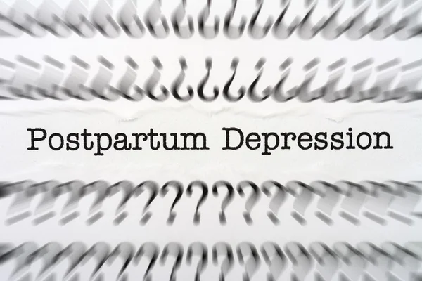 Depressione post-partum — Foto Stock