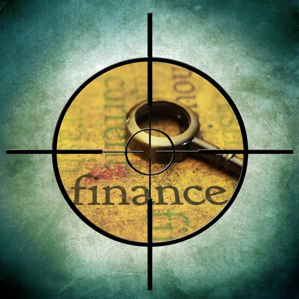 Finance target concept — Stock Photo, Image