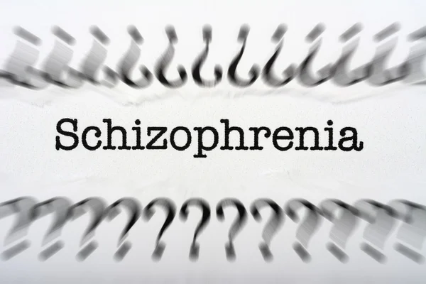 Concetto di schizofrenia — Foto Stock